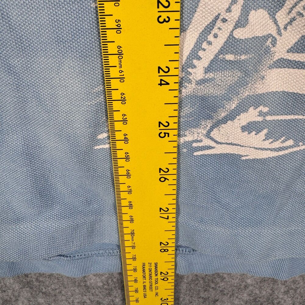 Ralph Lauren Polo Shirt Mens Size Large Blue Hawaiian Aloha Classic Fit Tie Dye - Picture 4 of 10